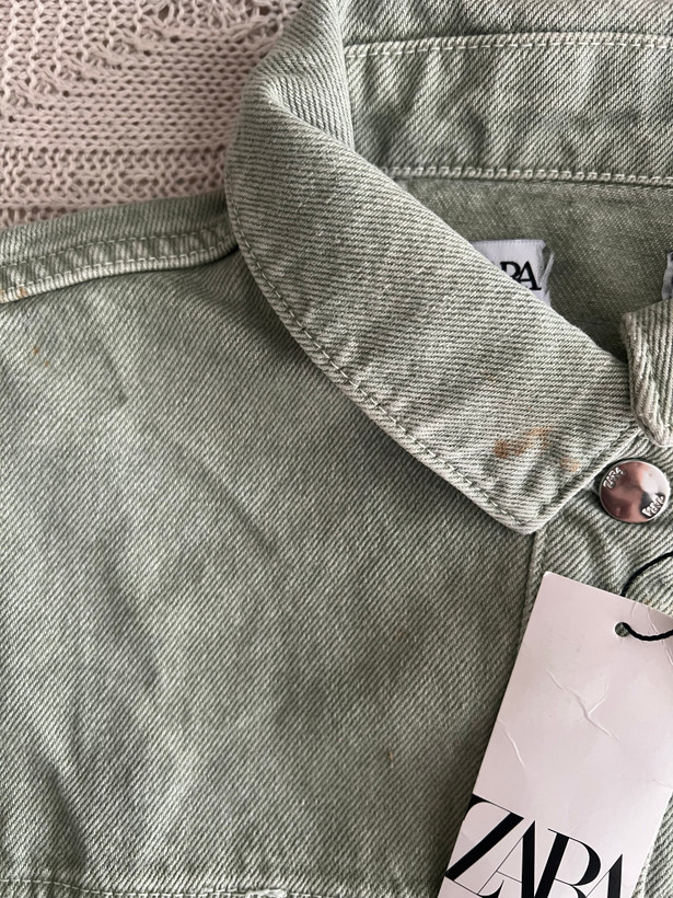 کت جین وارداتی ماچا ZARA)ایراد جزئی